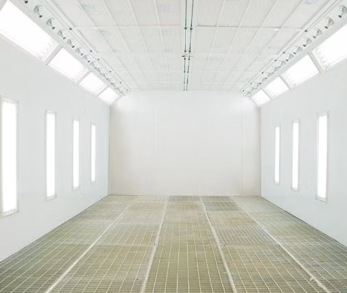 Cabina di spruzzo personalizzata di seconda mano di colore 5.5kw EPS o lana di roccia o PVC in vendita Cabina di verniciatura a spruzzo/Macchina per verniciatura della carrozzeria